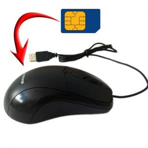 Mouse with SIM Card: Audio Listening Device