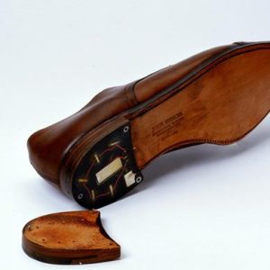 Shoe with Heel Transmitter