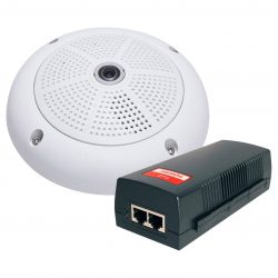 Mobotix Q25M-Sec-D12 5MP Outdoor Hemispheric IP Dome Security Camera