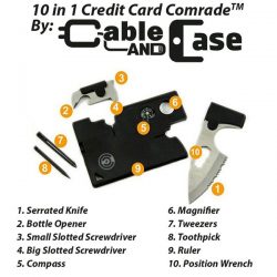 C&C Credit Card Comrade: 10-in-1 Multitool
