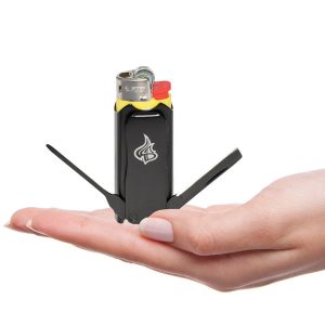 LighterBro Micro Multitool Fits Around a Bic Lighter