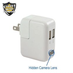 Streetwise Block Charger with Hidden Camera
