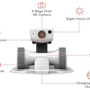 Riley Home Security Robot with Night Vision