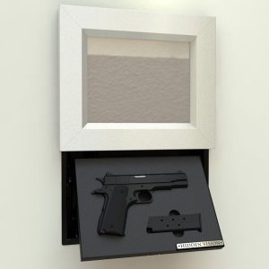 Wall-Mount Concealment Frame for Your Gun