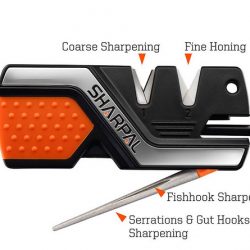 Sharpal 101N: 6-In-1 Knife Sharpener & Survival Tool