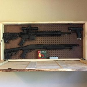 Wooden Hidden Gun Cabinet