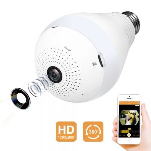 Tooge 360-Degree WiFi Bulb Camera