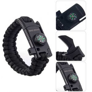 RnS STAR Paracord Survival Bracelet for Hiking