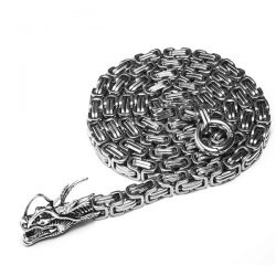 Violet Self Defense Chain with Dragon Head