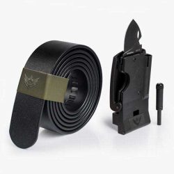 Survival Belt with Multitool Buckle