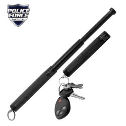 Police Force Tactical Keychain Baton Expands from 5.5″ to 12″