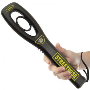 Streetwise Finger Grip Metal Detector: Gun Detection from 6 Inches Away