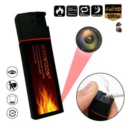 Cigarette Lighter Spy Camera with Motion Detection