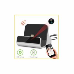 Smartphone Charging Dock with Covert WiFi Camera