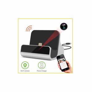 Smartphone Charging Dock with Covert WiFi Camera