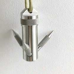 Multifunction Titanium Grappling Hook & Capsule