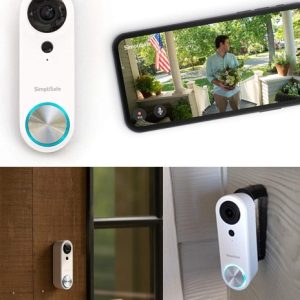 SimpliSafe Video Doorbell Pro with 1080p Camera, Motion Detection