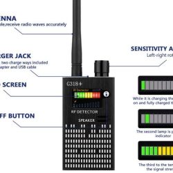 Korkuan G318+ RF Detector Can Find Hidden Cameras, Audio Bugs