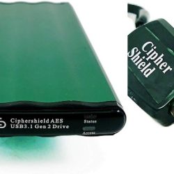 CipherShield USB 3.1 256-bit Encrypted SSD