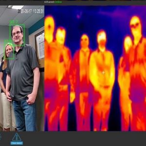 30 Person Body Temperature Thermal Camera with AI