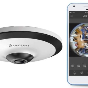 Amcrest 5MP Panoramic Security Camera with Night Vision
