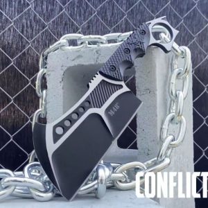 M48 Conflict Cleaver With Vortec Sheath for Survivalists
