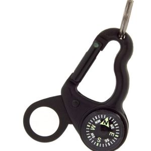 Sun Company MagniComp: Compass/Magnifier Carabiner