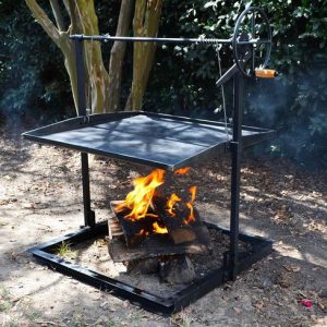 Titan Great Outdoors Adjustable Campfire Asado