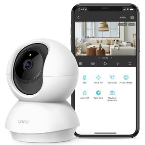 TP-Link Tapo 2K Pan Tilt Security Camera with Motion Detection