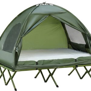 Outsunny 2 Person Foldable Camping Cot