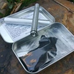 Tin Fire Piston Kit for Camping & Hiking