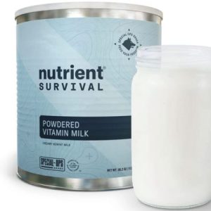 Nutrient Survival Powdered Vitamin Milk with 25-year Shelf Life