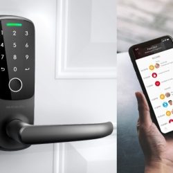 ULTRALOQ Latch 5 Smart Lever Lock with Integrated WiFi