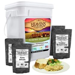 Heaven’s Harvest Emergency Food Supply with 25-Year Shelf Life