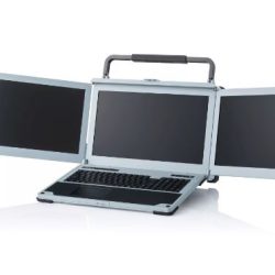 NotePAC III Pro V Military Spec Laptop with 3 Displays