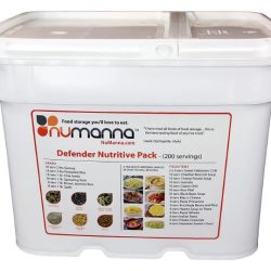 NuManna Defender Nutritive Pack for Emergencies with 204 Meals