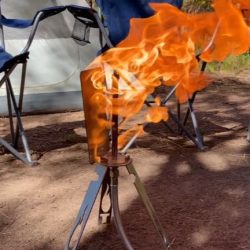 Tripod Torch Portable Vertical Burner Campfire