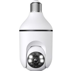 TKENPRO Light Bulb 2K Security Camera with Alexa