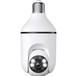 TKENPRO Light Bulb 2K Security Camera with Alexa
