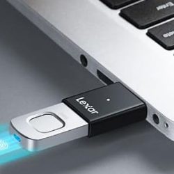 Lexar JumpDrive Fingerprint F35 Pro 256-bit Encrypted Flash Drive