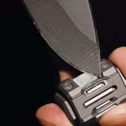 TiSpinx Titanium Knife Sharpener Pendant